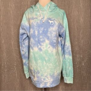 VS Pink! Tie dye oversized hoodie